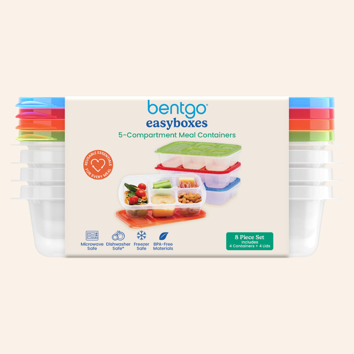 Bentgo Easyboxes compact storage when empty for space saving