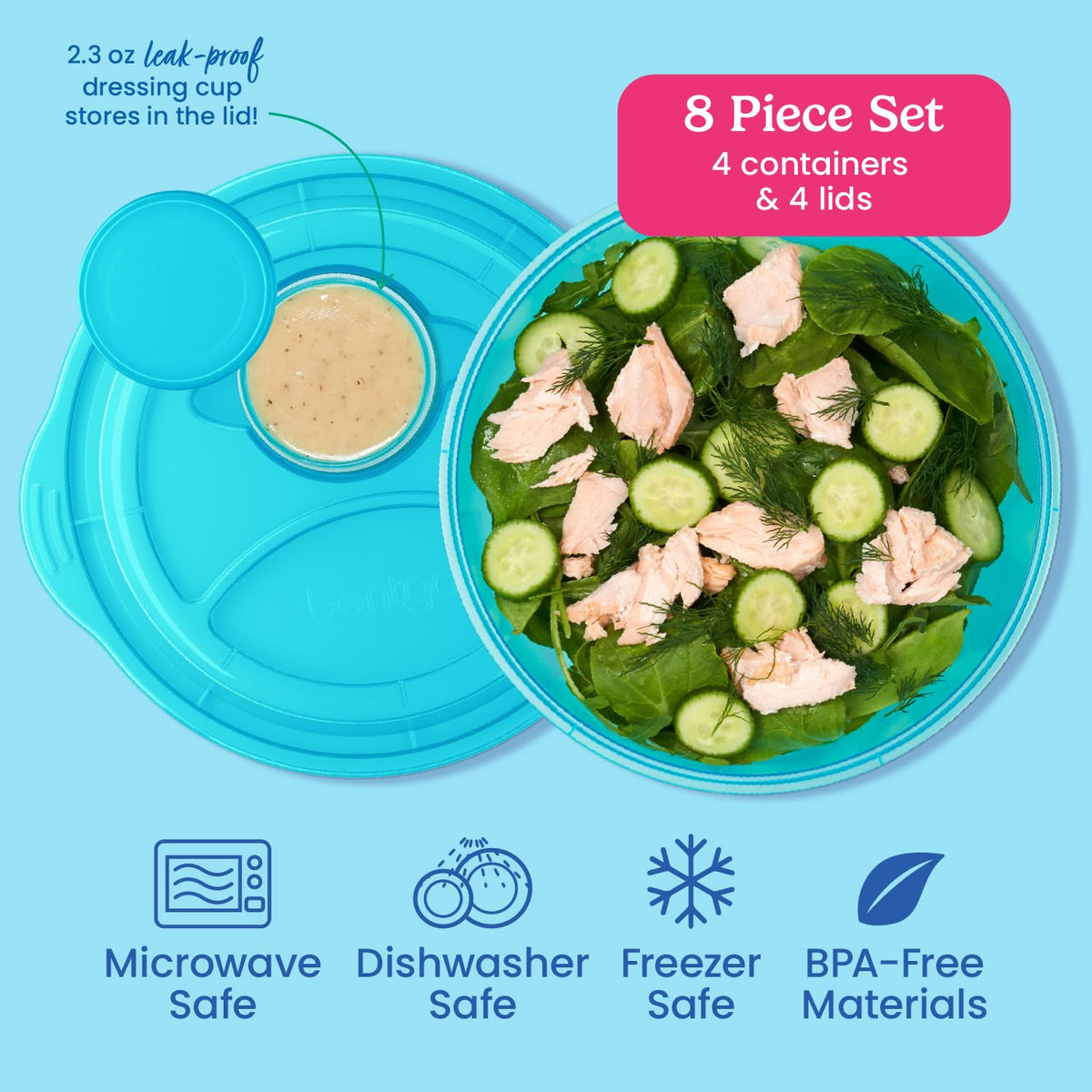 Bentgo Easyboxes built-in lid with custom-fit lids seals freshness