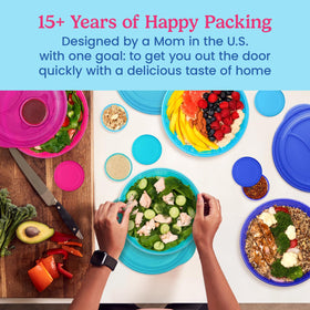 Bentgo Easyboxes dishwasher, microwave, and freezer safe for daily reuse