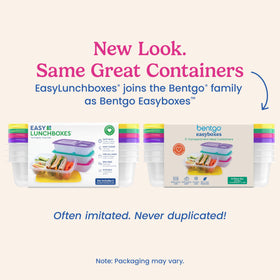 Bentgo Easyboxes dishwasher-safe for easy cleanup after meals.