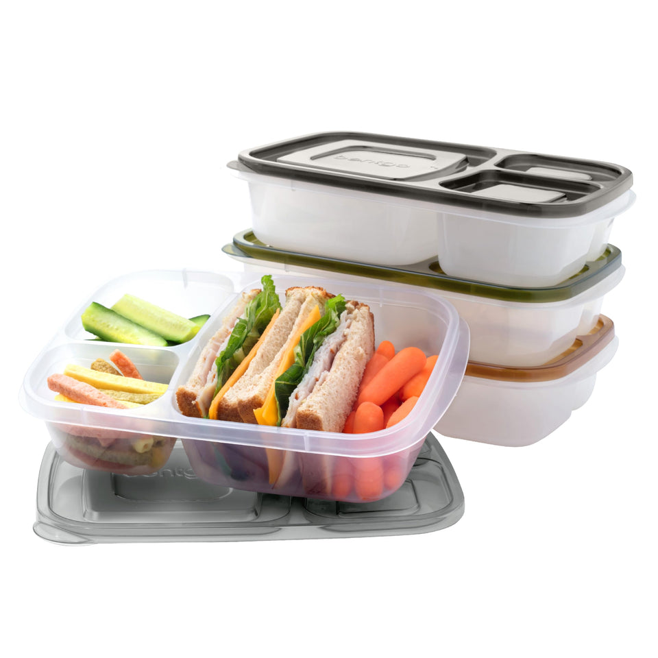 Bentgo Easyboxes earth tones four-pack lunch containers for organized meals on the go