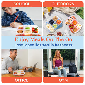 Bentgo Easyboxes freezer-safe to keep meals fresh