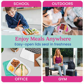 Bentgo Easyboxes freezer-safe to store prepped meals in advance.