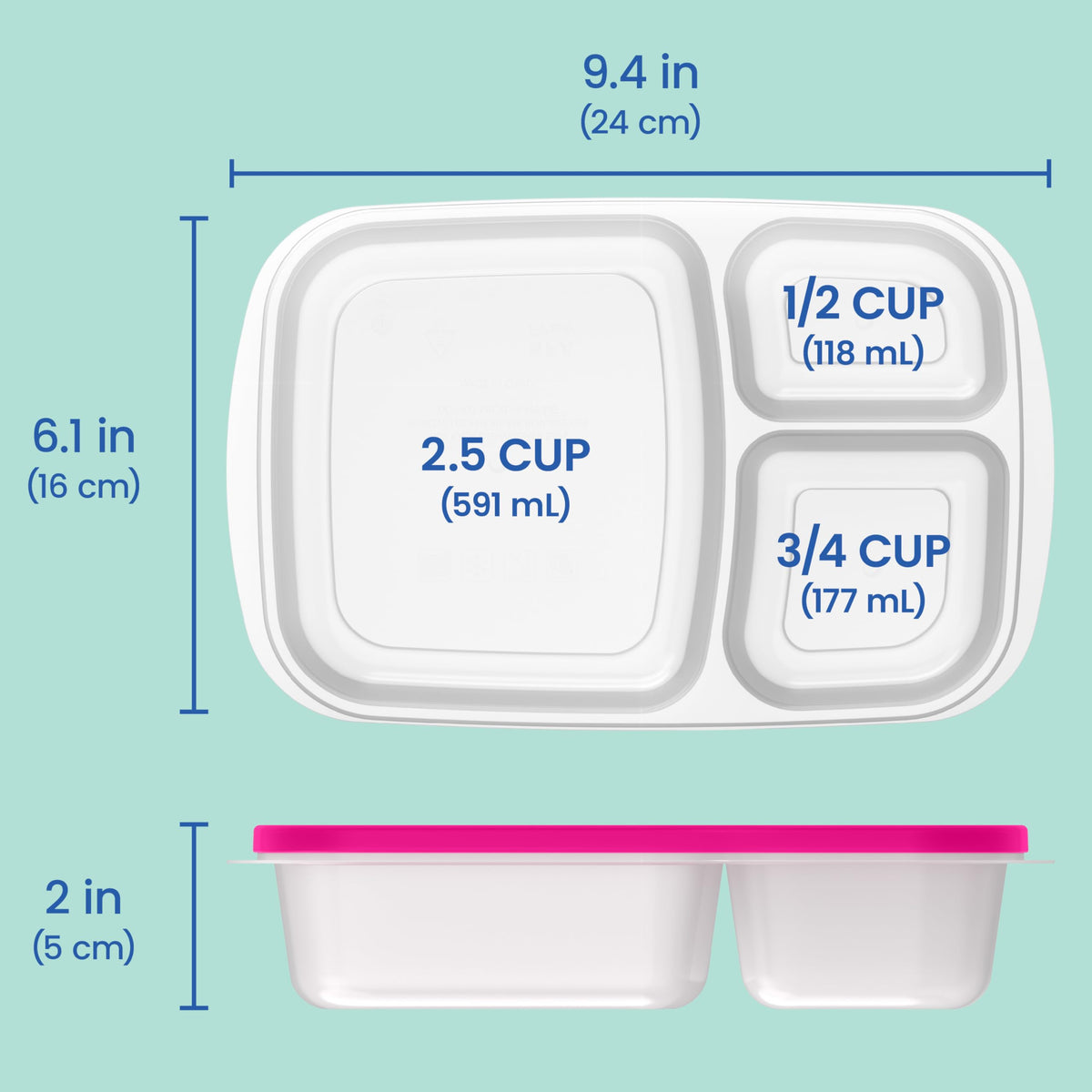 Bentgo Easyboxes kid-friendly tab lids easy for children to open and close.