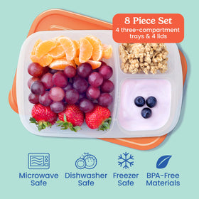 Bentgo Easyboxes lids seal freshness to keep meals secure.