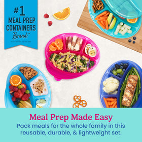 Bentgo Easyboxes lids and seal ensure freshness for packed lunches.