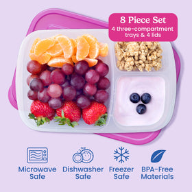 Bentgo Easyboxes secure lids that seal freshness for on-the-go meals.