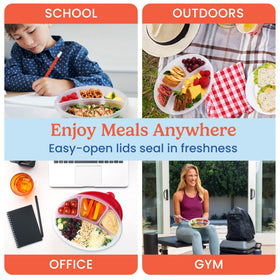 Bentgo Easyboxes ideal for meal prep and kid-friendly portion control.