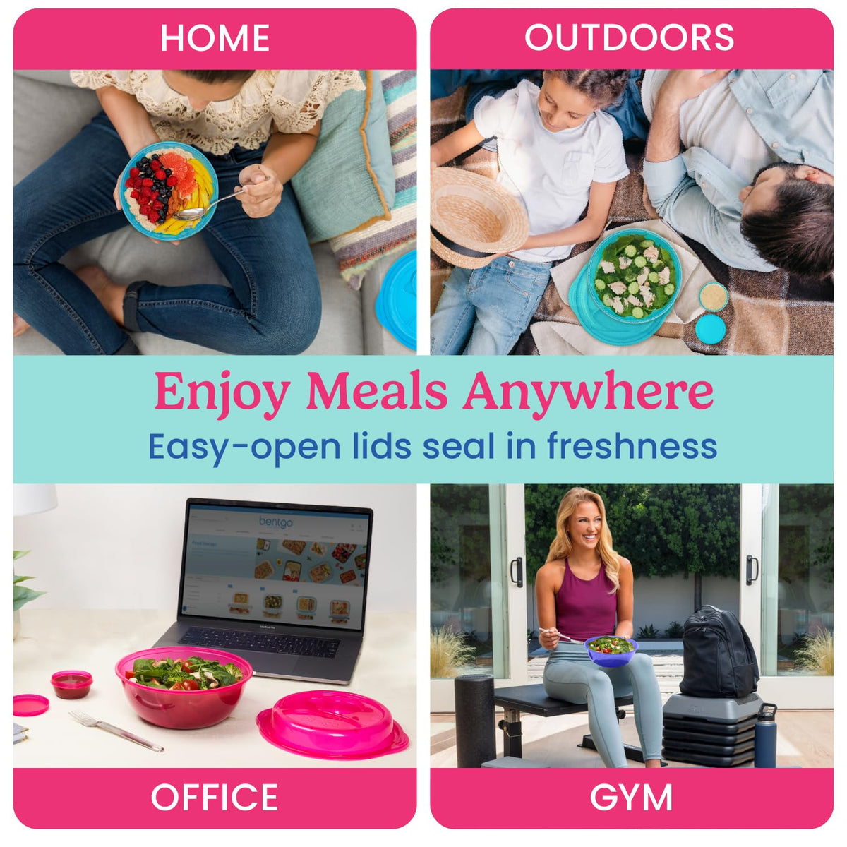 Bentgo Easyboxes meal-prep-friendly containers for everyday meals