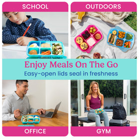 Bentgo Easyboxes meal-prep set supports portion control across five compartments.