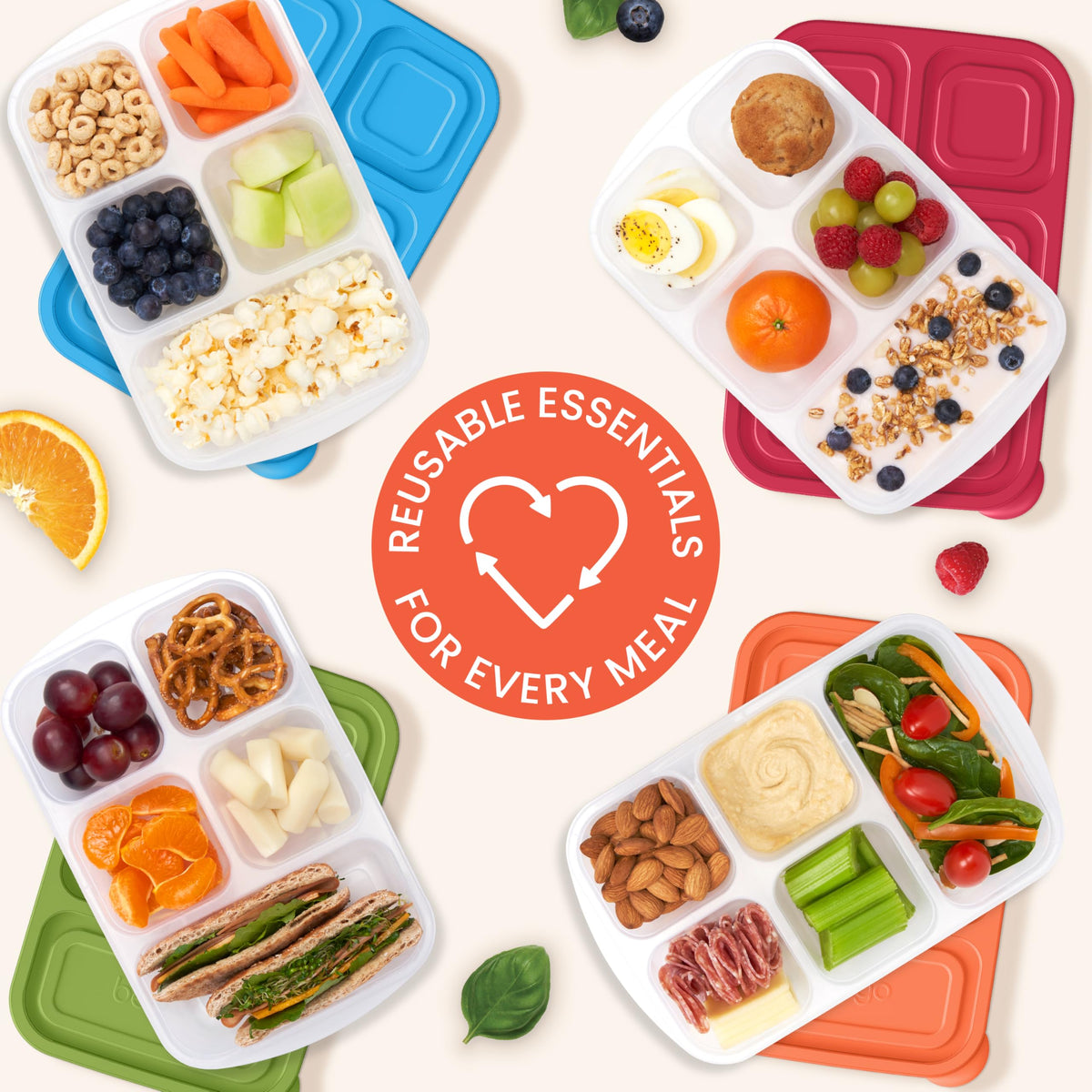 Bentgo Easyboxes ideal for meal prep at home, school, or work
