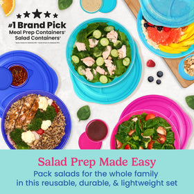 Bentgo Easyboxes spacious 6.3-cup bowls for generous salads