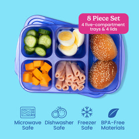 Bentgo Easyboxes stackable design saves cabinet space and simplifies meal prep routines.