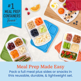 Bentgo Easyboxes stackable design saves fridge and pantry space
