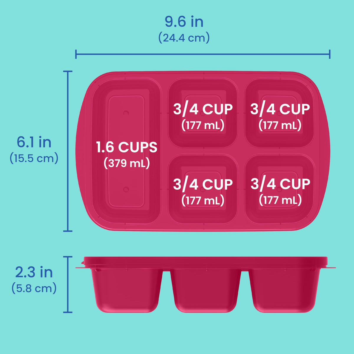 Bentgo Easyboxes tabbed lids enable easy opening for all ages.