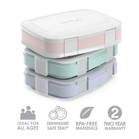Bentgo Fresh removable divider adds a fourth section for larger meals.