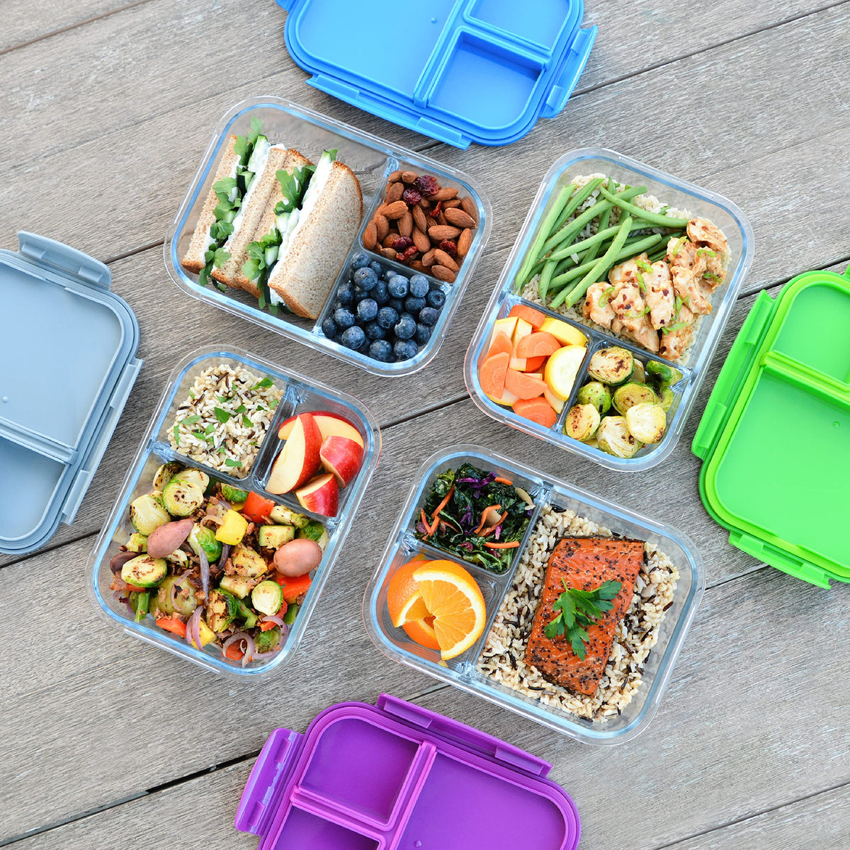 Bentgo Glass Lunch Box leak-proof design for travel.