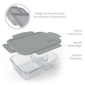 Bentgo Glass Lunch Box is dishwasher-safe and microwave-ready.