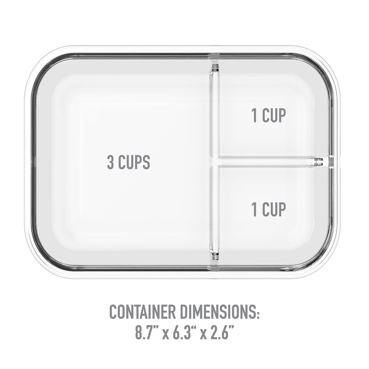 Bentgo Glass Lunch Box helps on-the-go meals stay organized.