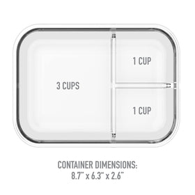 Bentgo Glass Lunch Box helps on-the-go meals stay organized.