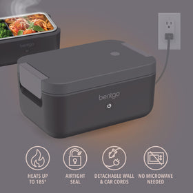 Bentgo Heat car cord connected to power for on-the-go heating