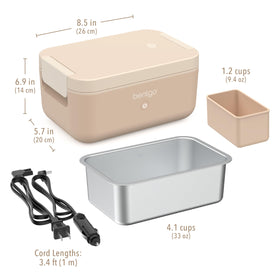 Bentgo Heat compact travel design fits bags and small spaces.