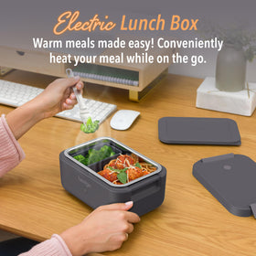 Bentgo Heat inside shows stainless steel container for durable, easy cleanup