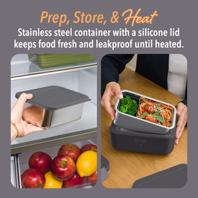 Bentgo Heat silicone storage lid keeps food fresh during transit