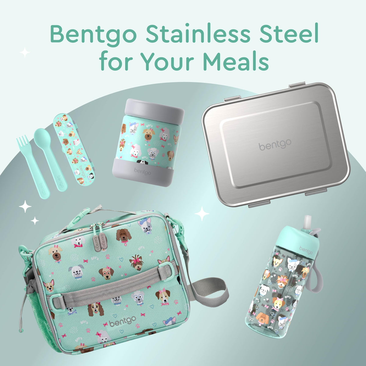 Bentgo Kids 11oz jar portable design fits backpacks and on-the-go lunches