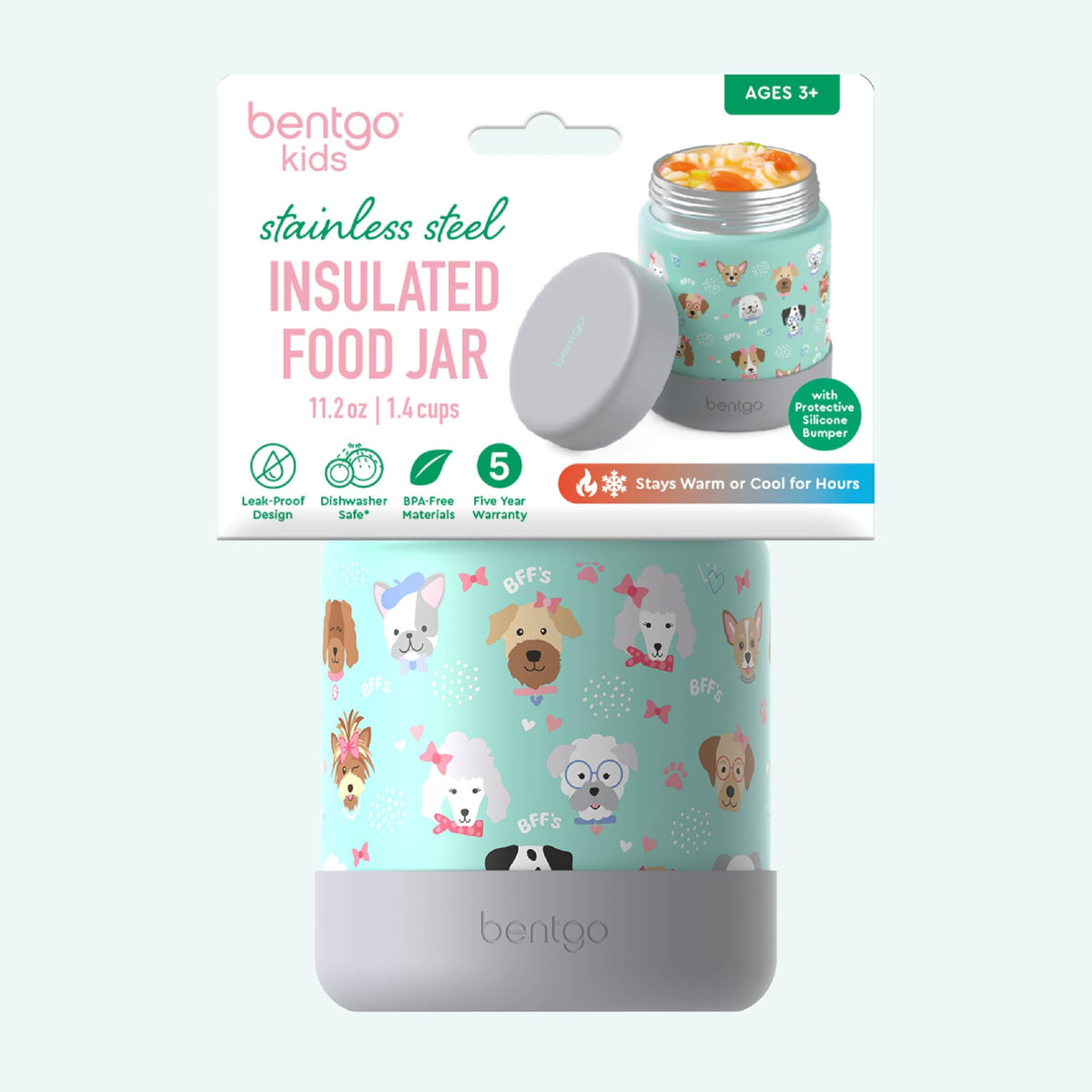 Bentgo Kids Puppy Love edition adds color while keeping lid secure