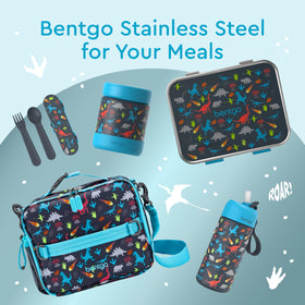 Bentgo Kids easy-open lid designed for little hands during lunch.