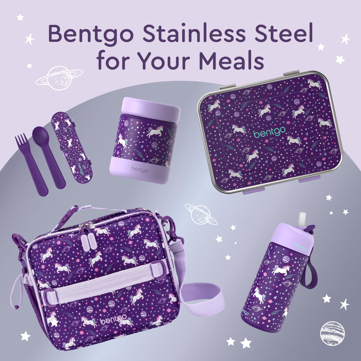 Bentgo Kids portable jar fits backpacks for busy days.