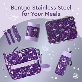 Bentgo Kids portable jar fits backpacks for busy days.