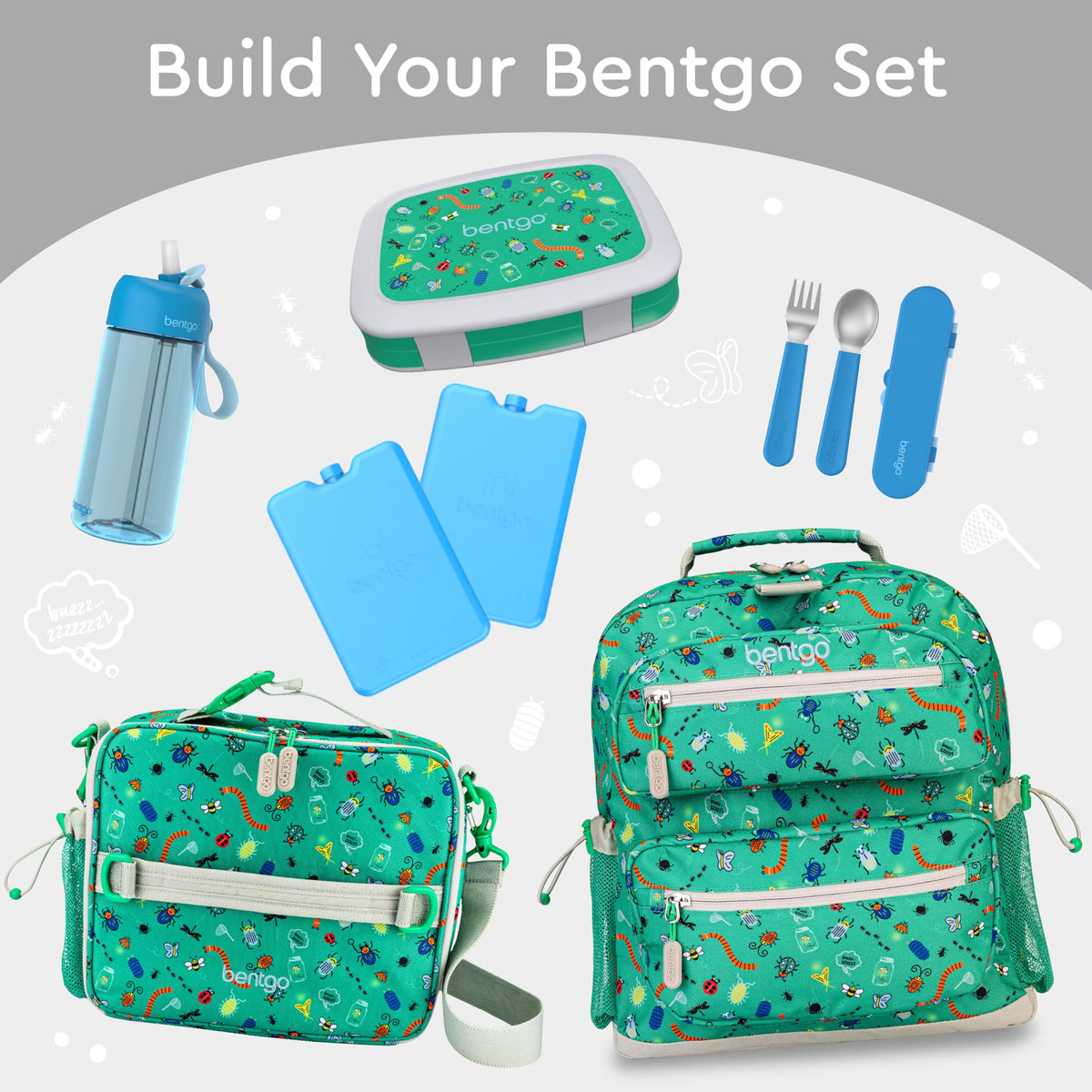 Lightweight, compact design fits backpacks and lunch bags.