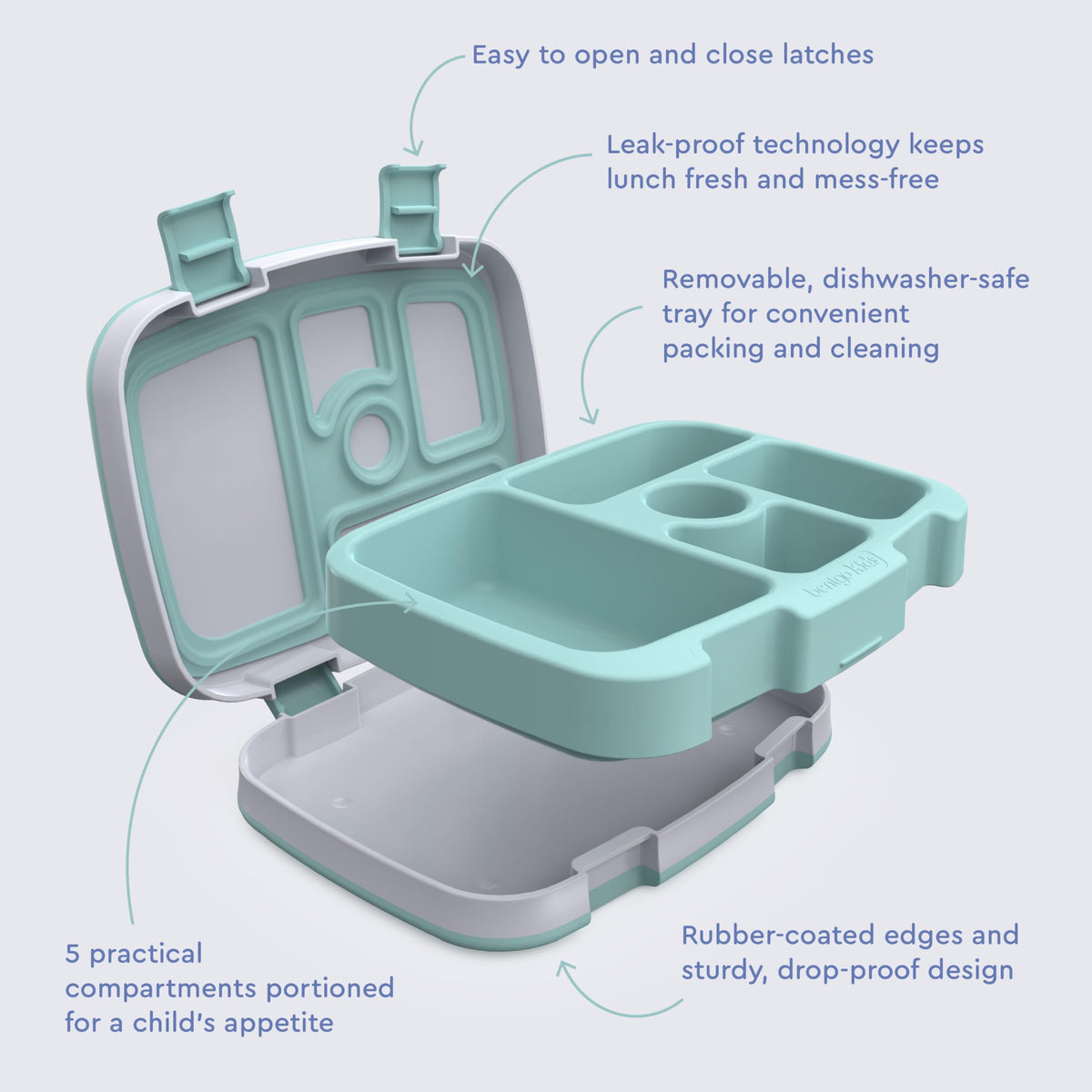 Dishwasher-safe parts simplify cleanup after meals