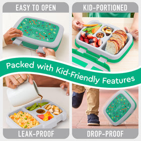 Dishwasher-safe tray and microwave-safe reheating for quick meals.