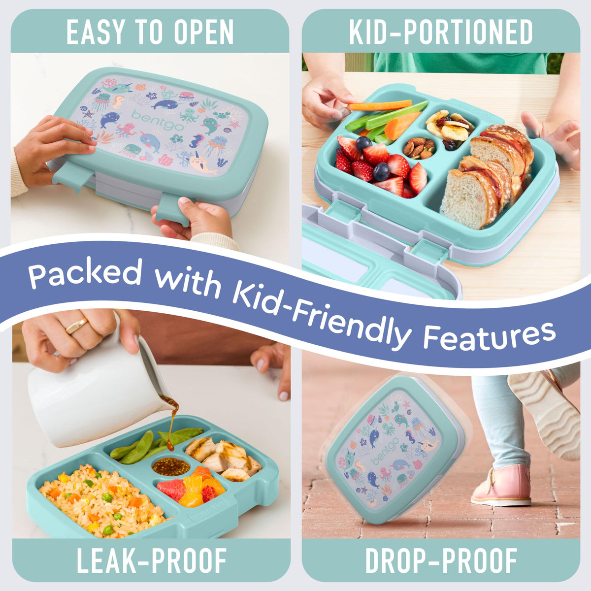 Removable microwave-safe tray for quick, warm lunches