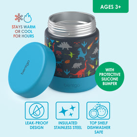 Bentgo Kids removable silicone bumper for extra protection against drops.