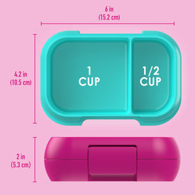 Bentgo Kids Snack suitable for ages 3+ with simple one-latch use