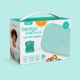 Bentgo Kids Snack suitable for ages 3 and up, ideal for sports and daycare.