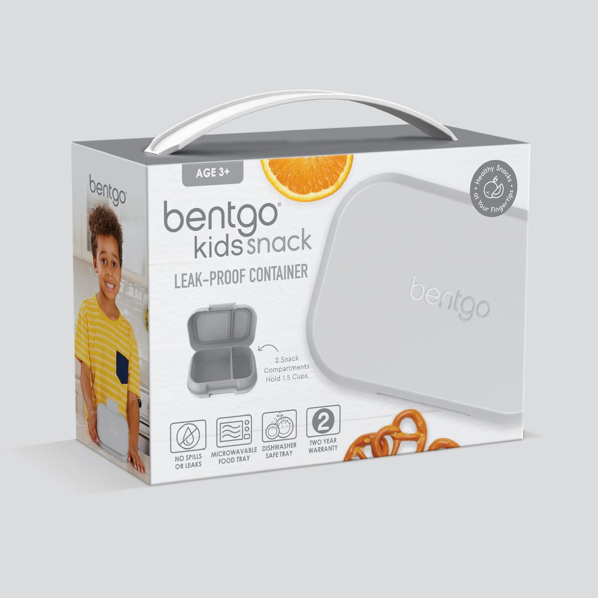 Bentgo Kids Snack ideal for backpacks, lunch bags, and on-the-go.