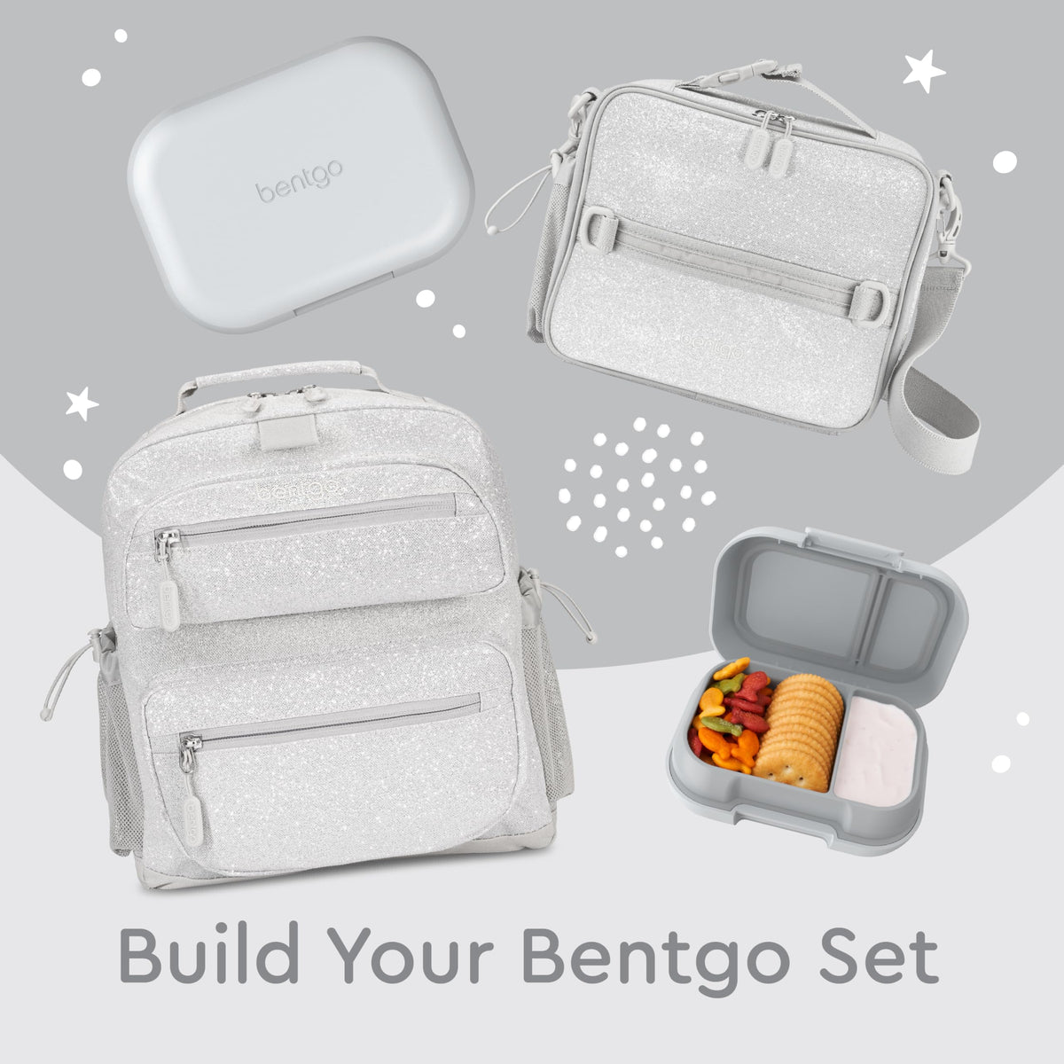Bentgo Kids Snack compact 1.5-cup capacity fits kids' snacks.