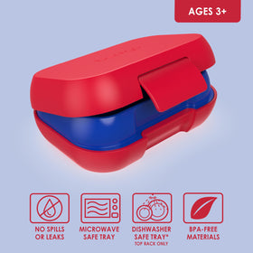 Bentgo Kids Snack is dishwasher-safe, simplifying cleanup after meals