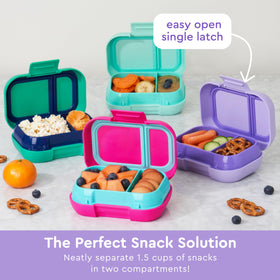 Bentgo Kids Snack dishwasher-safe design simplifies after-school cleanup.