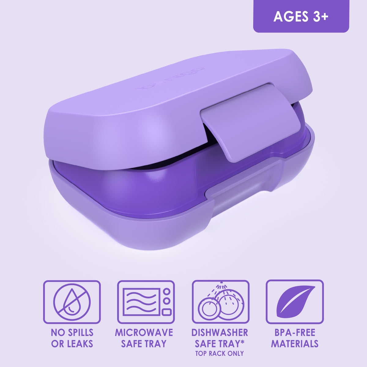 Bentgo Kids Snack easy-open latch designed for little hands and quick access.
