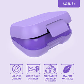 Bentgo Kids Snack easy-open latch designed for little hands and quick access.