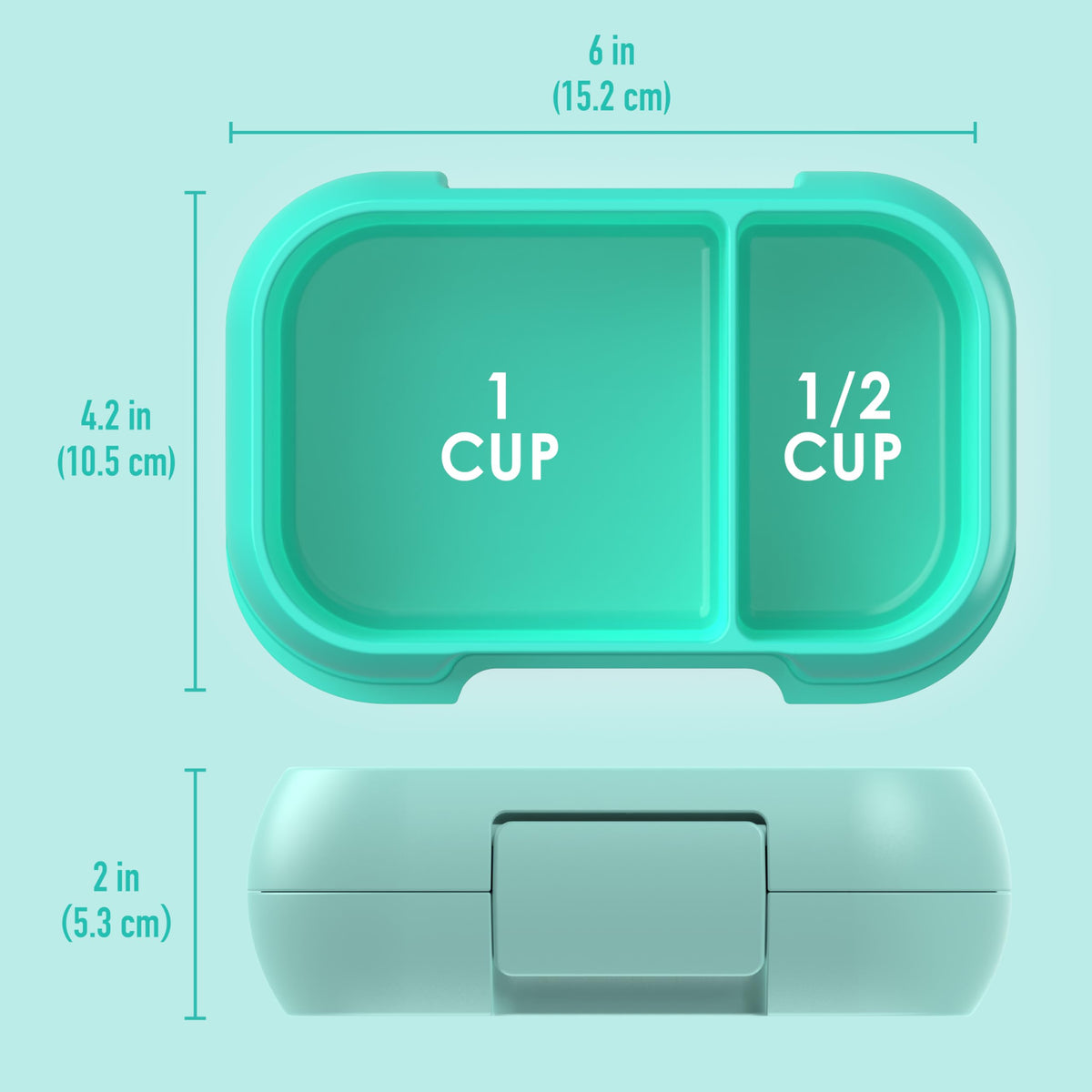Bentgo Kids Snack fridge and freezer safe for storing small meals.