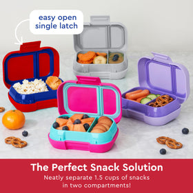 Bentgo Kids Snack safe for microwave, fridge, and freezer storage