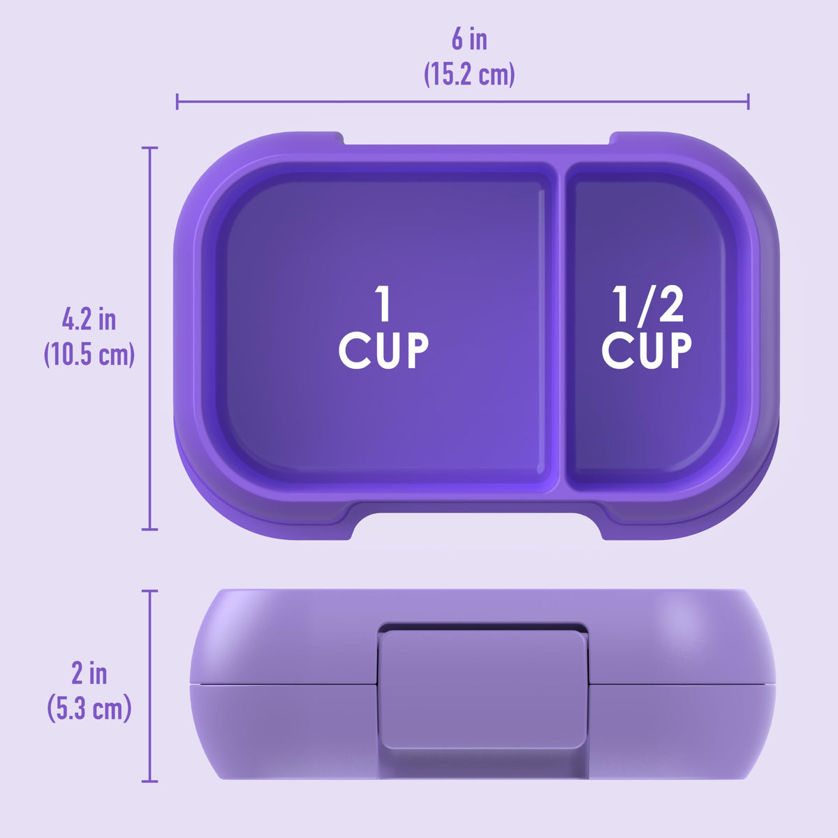 Bentgo Kids Snack microwave-safe option with removable tray for versatility.