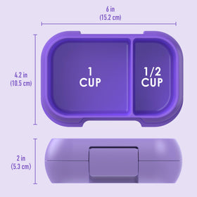 Bentgo Kids Snack microwave-safe option with removable tray for versatility.